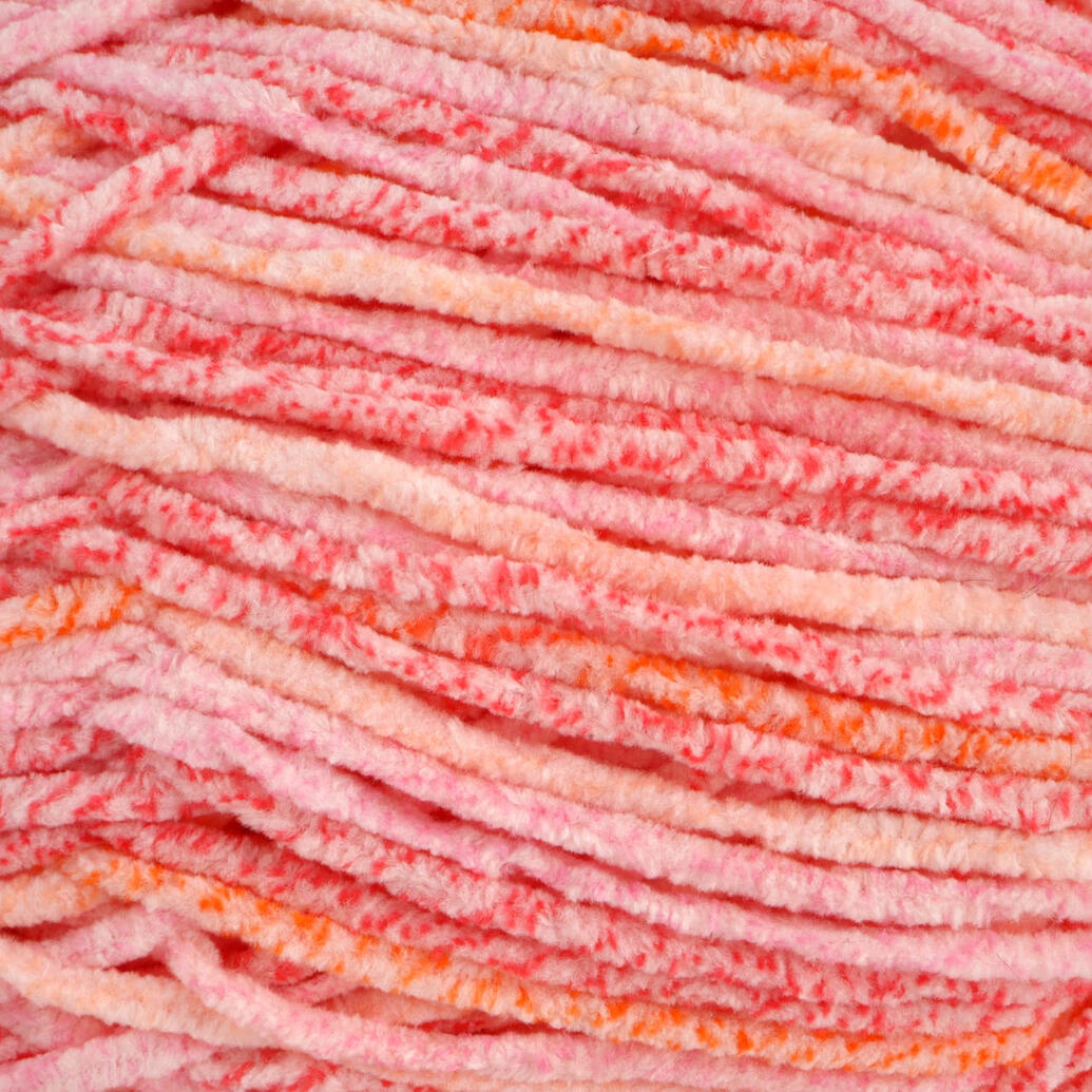 Skinny Chenille™ Stripes Yarn by Loops & Threads® Weight: Medium (4) Contents: 100% polyester Skein Weight: 7.76 oz. / 220 g
